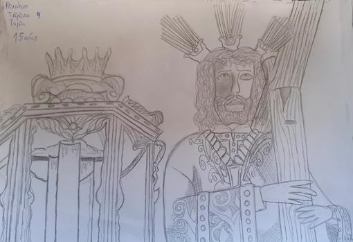 Dibujo de Nuestro Padre Jesús de los Reyes