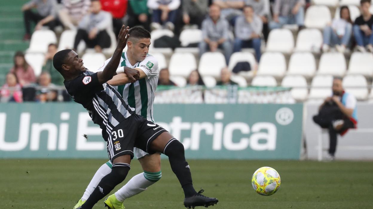 Álvaro, en el partido ante el Cartagena