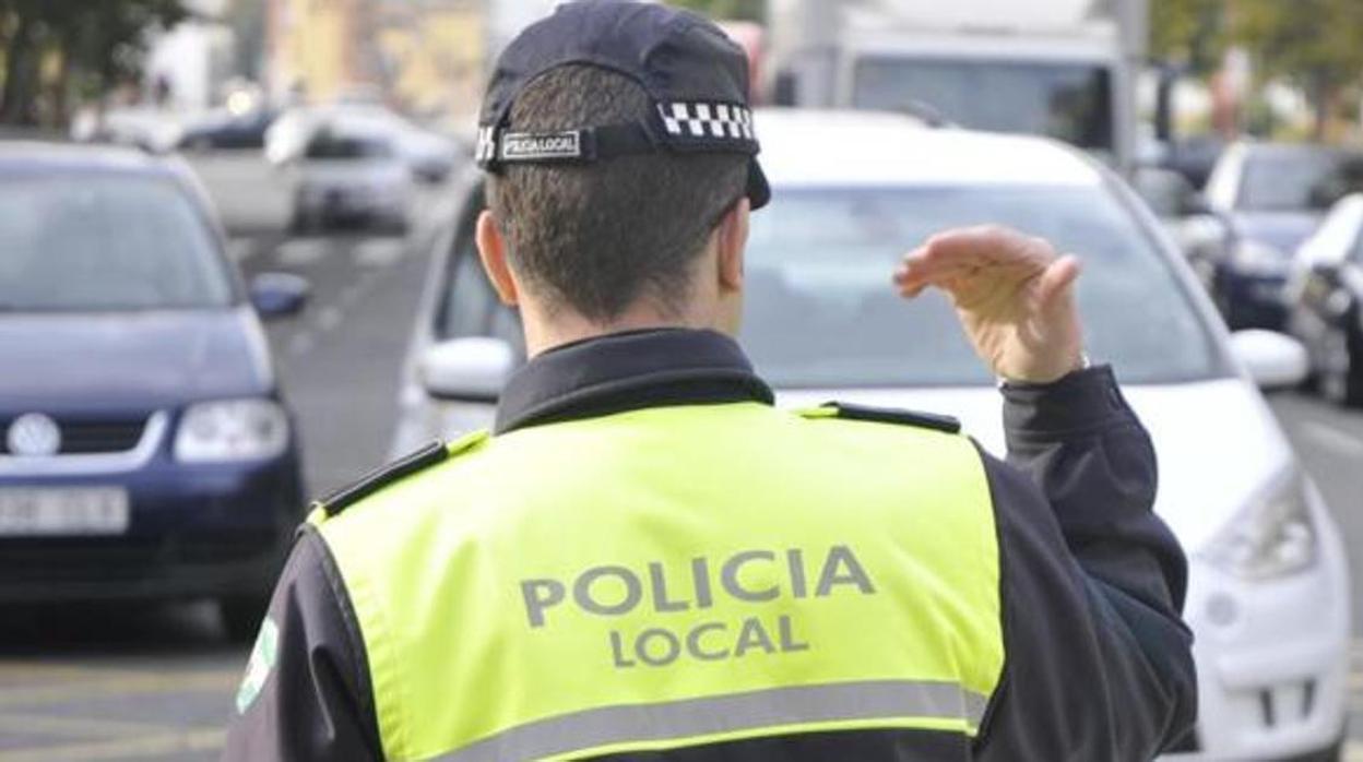 Un agente de la Policía Local en una imagen de archivo