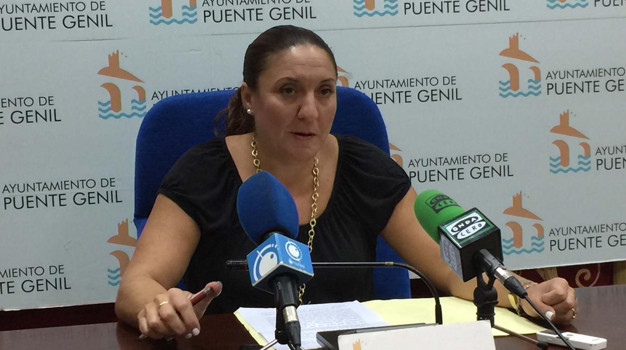 La concejala de Puente Genil Mariola González que ha dimitido este martes