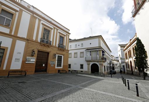 La plaza de la Trinidad, este Martes Santo de 2020