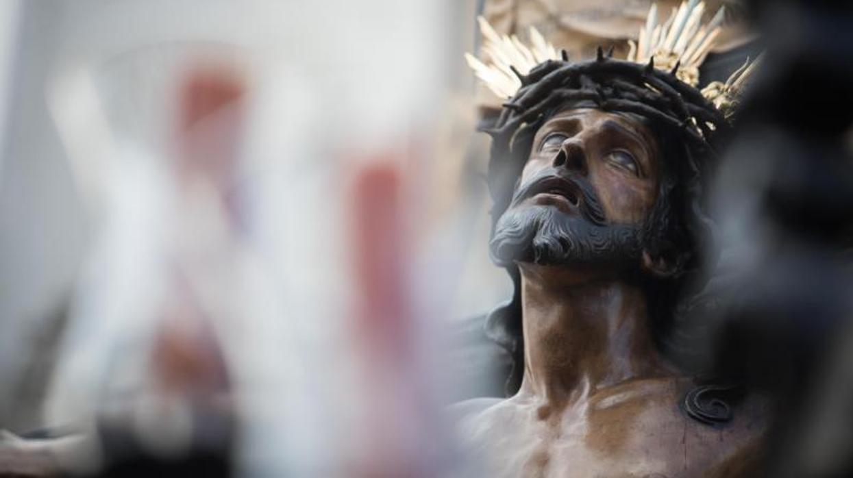 El Cristo de la Expiración de Córdoba durante su salida en 2018