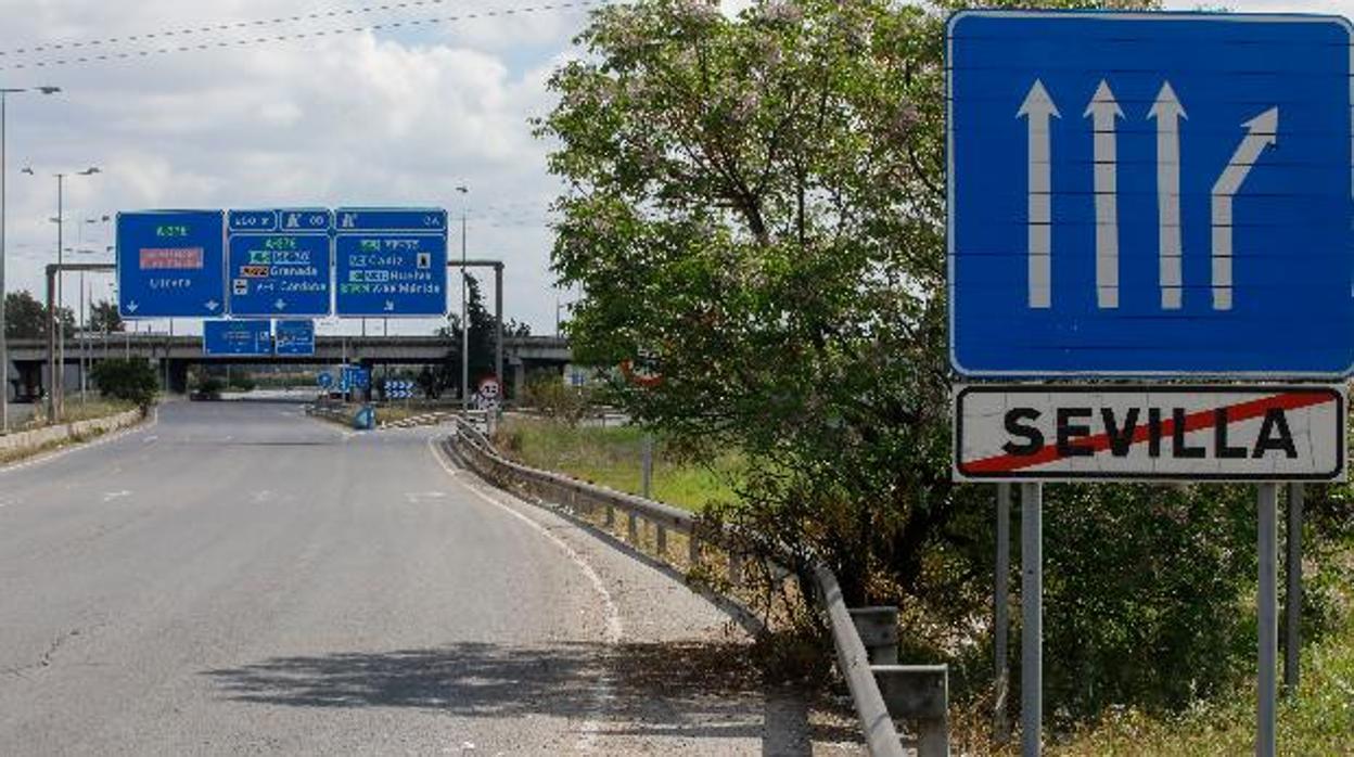 Carretera de salida de Sevilla