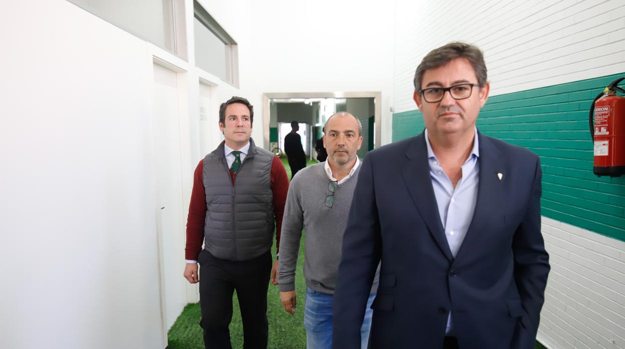 González Calvo y Sabas, consejero delegado y entrenador del Córdoba CF