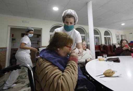 Hora del café en la residencia