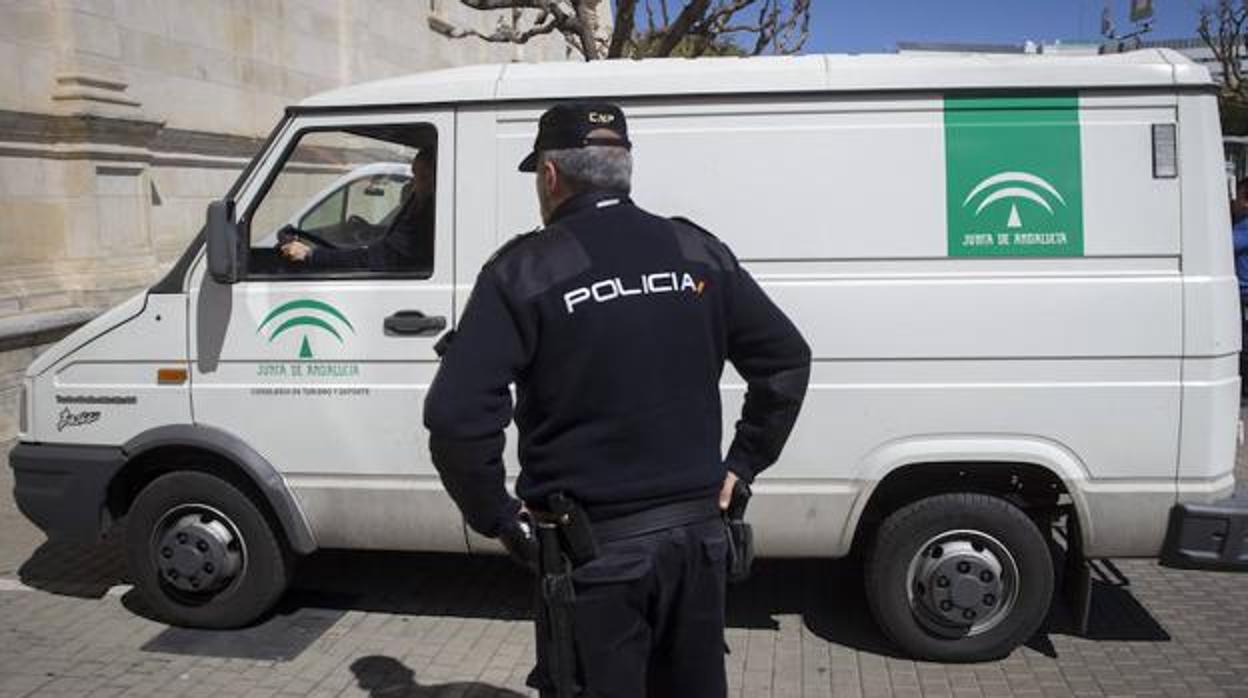 La Policía Adscrita a la Junta de Andalucía fue al que hizo la intervención