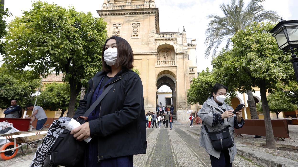 Turistas extranjeros antes del estado de alarma