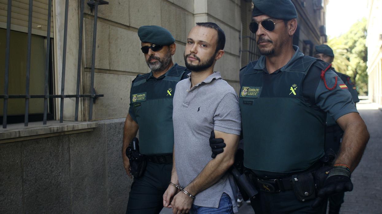 Sandro Marín, en su puesta a disposición judicial el 26 de septiembre