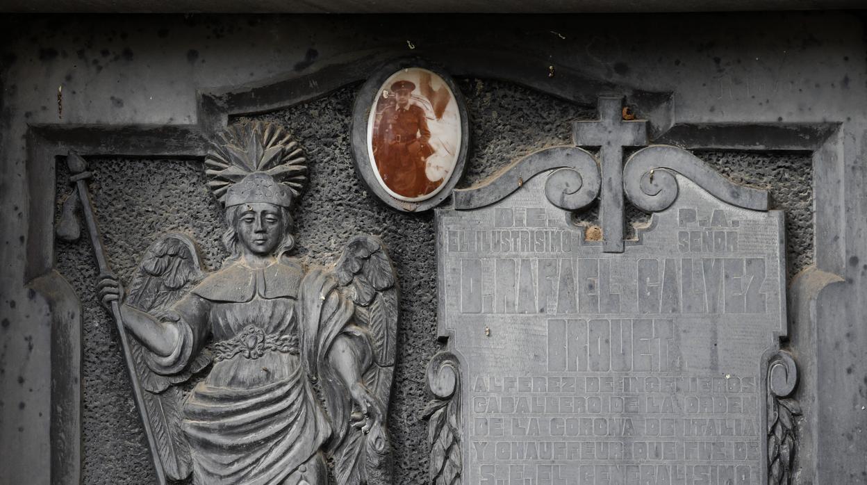 Una lápida en el cementerio de la Salud