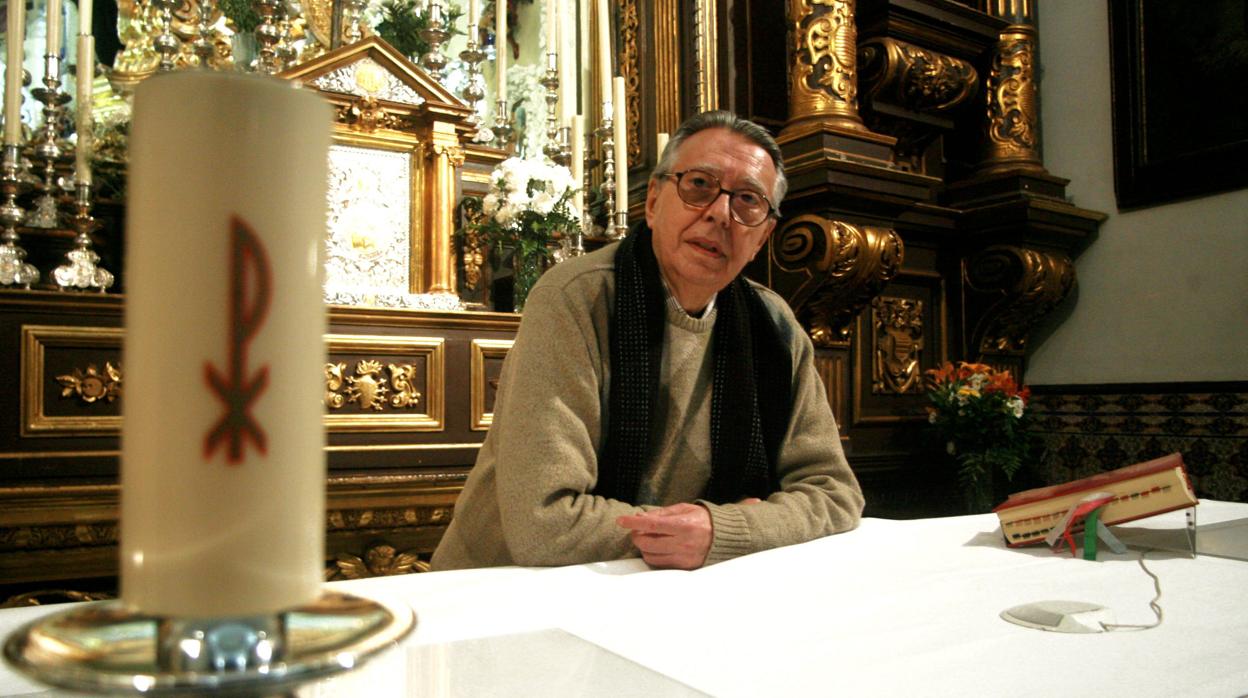 José de la Vega, en la iglesia de los Dolores en enero de 2008