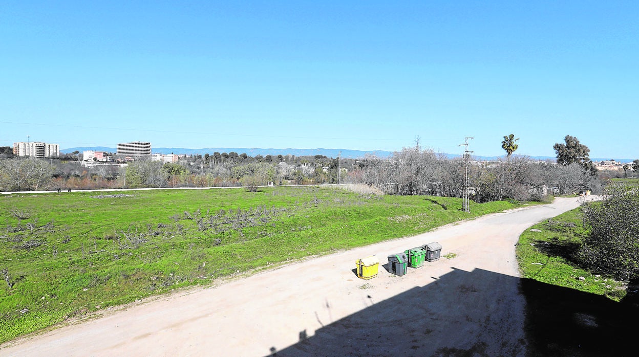 Imagen del entorno del Cordel de Écija, el proyecto de más envergadura pendiente en Córdoba