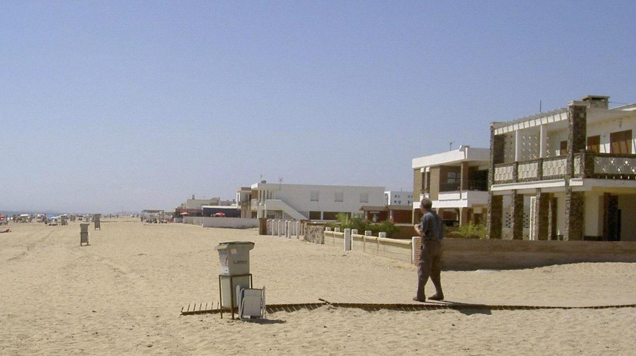 Casas en la playa de La Antilla, en Huelva