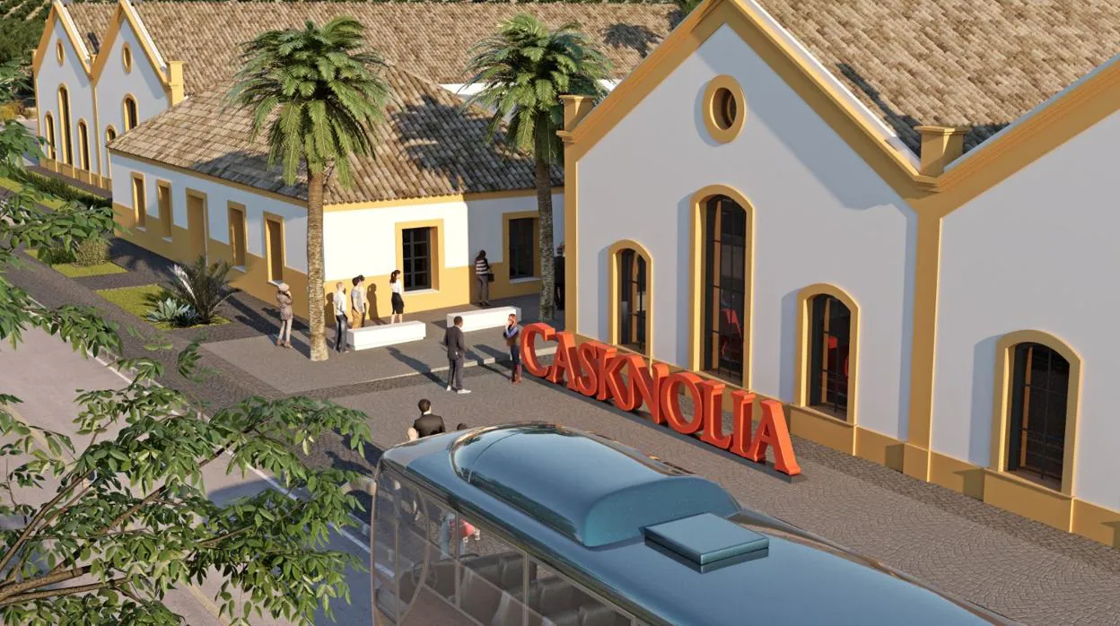 Recreación virtual del centro de investigación de Casknolia en Montilla