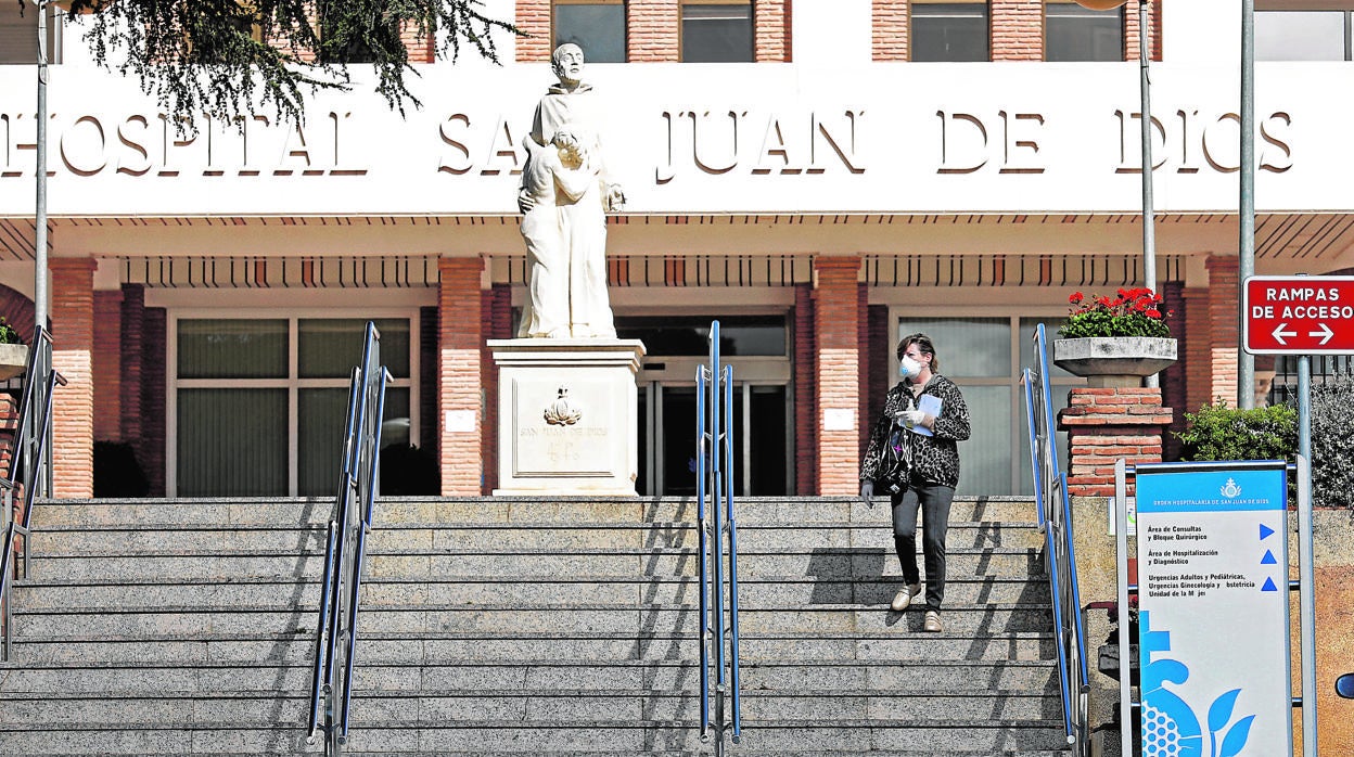 El Hospital San Juan de Dios, durante la crisis del coronavirus