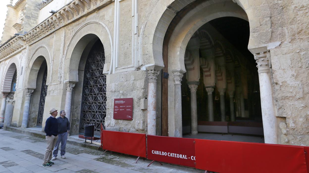 Vano número 17 donde está la segunda puerta de acceso al interior de la Mezquita-Catedral de Córdoba