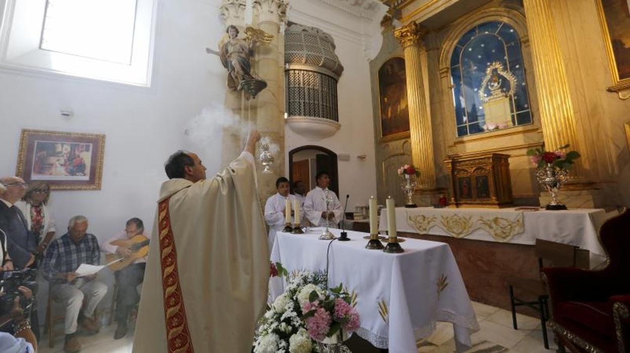 Misa en la ermita de la Salud en honor a la Virgen del mismo nombre