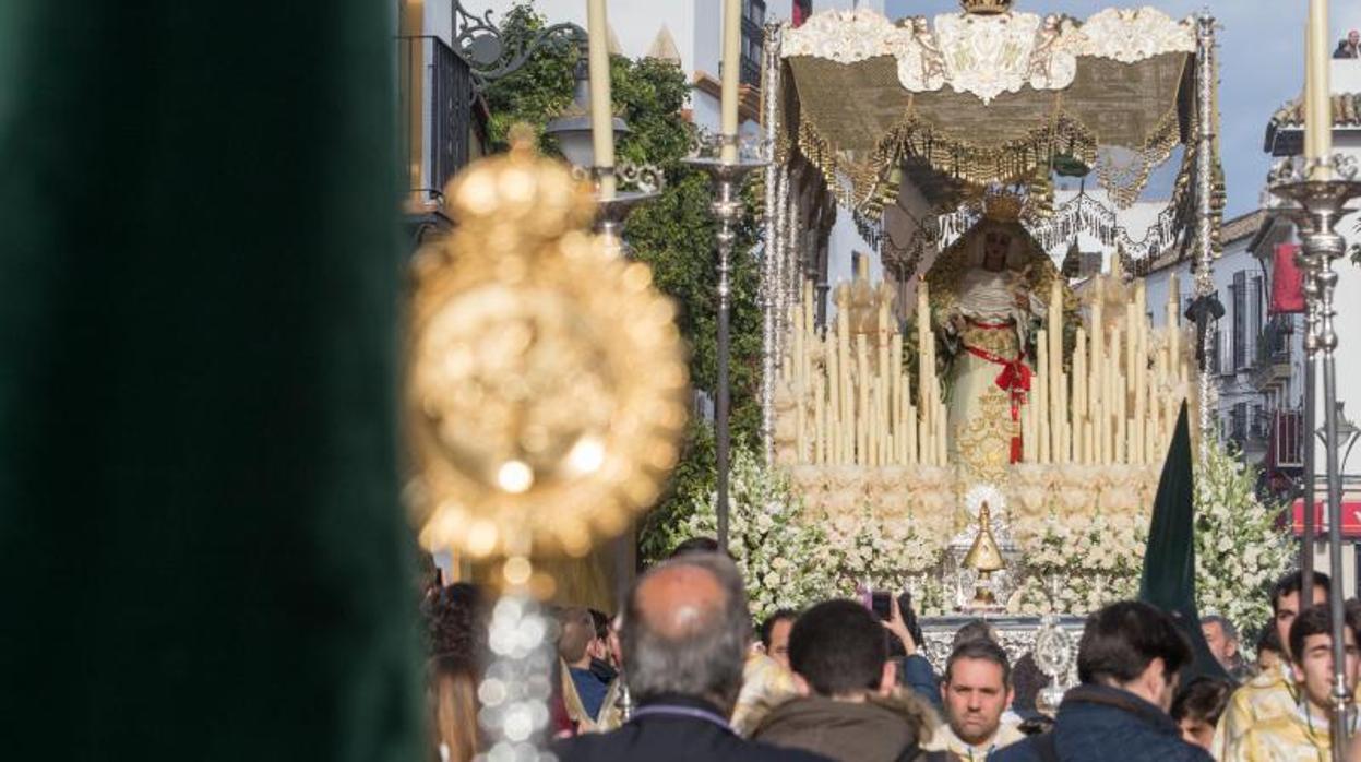 Salida de la Virgen de la Esperanza en el 2018