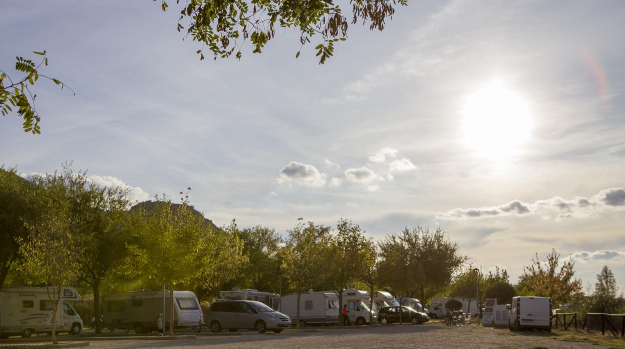 Área de Autocaravanas de Doña Mencía este fin de semana tras su reapertura