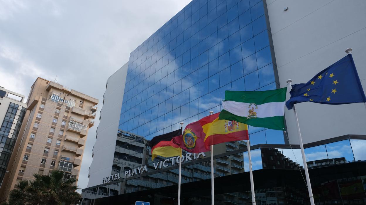 El hotel de Cádiz Playa Victoria, uno de los más emblemáticos de la ciudad