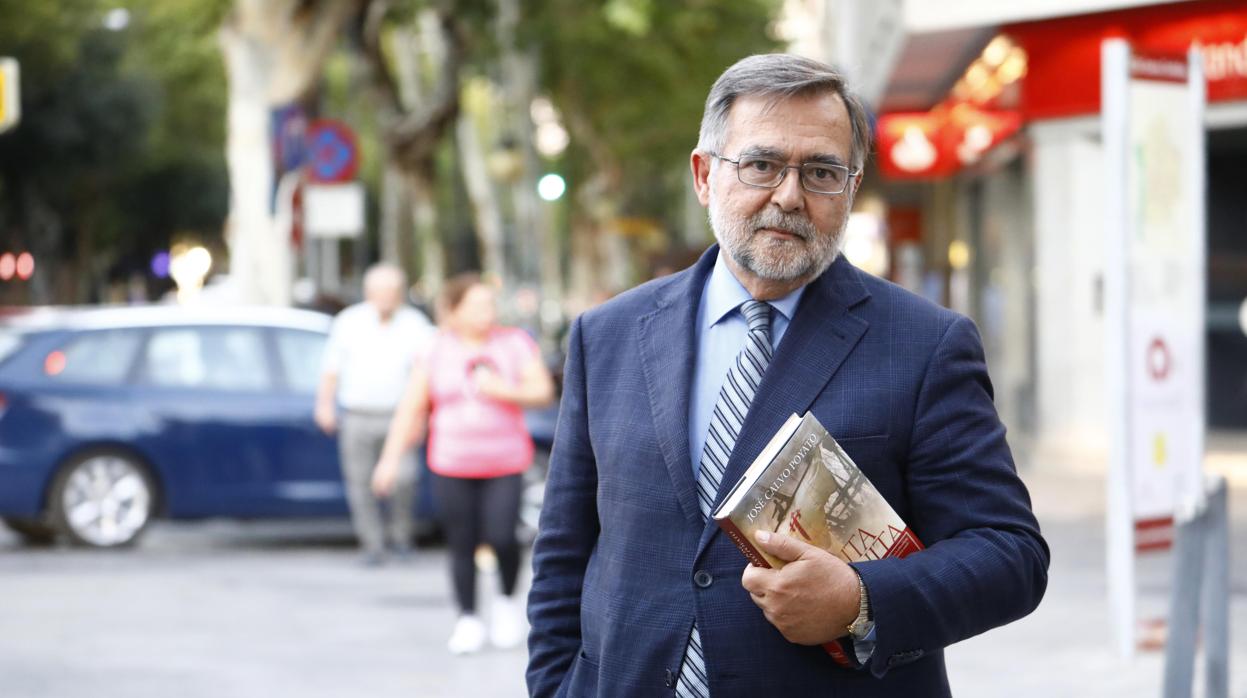 José Calvo Poyato, en octubre, en la presentación de «La ruta infinita»