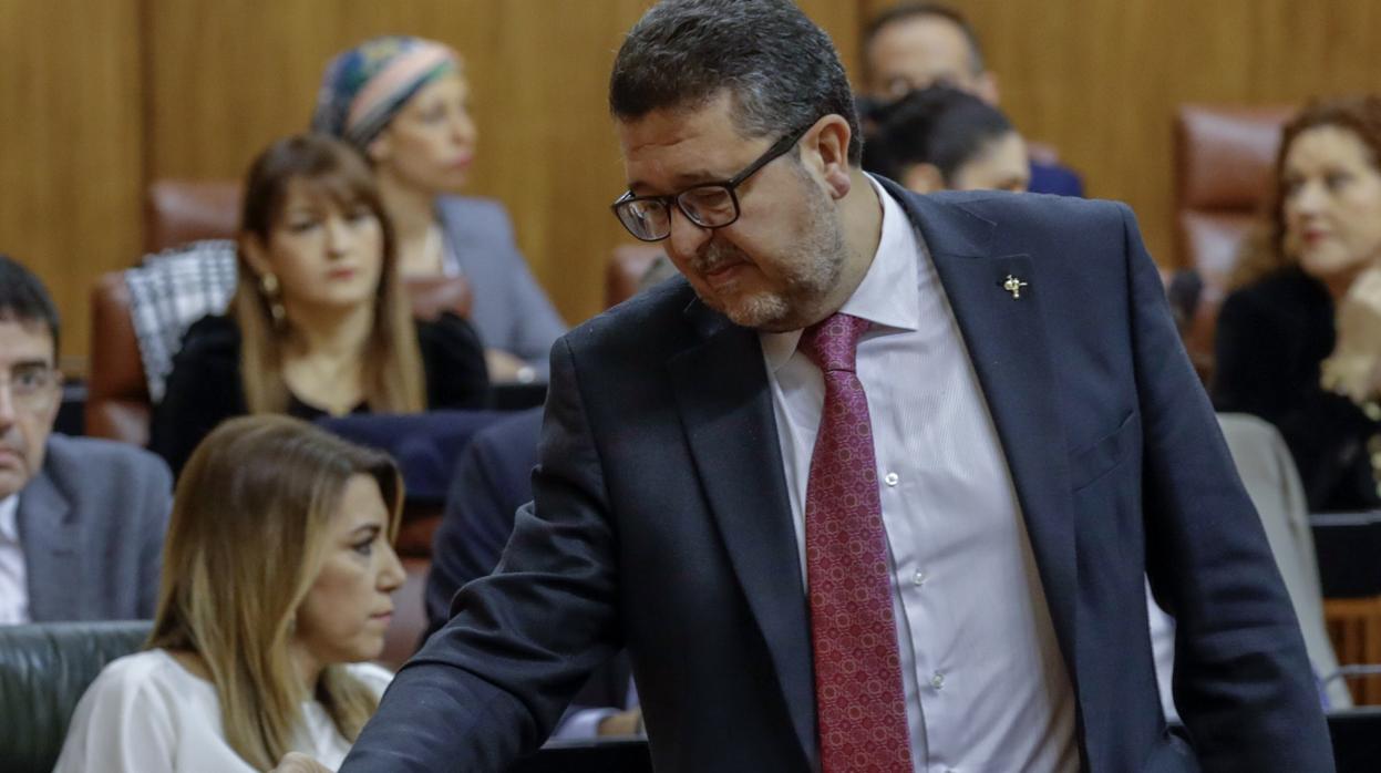 Francisco Serrano, en una imagen de archivo cuando se constituyó el Parlamento