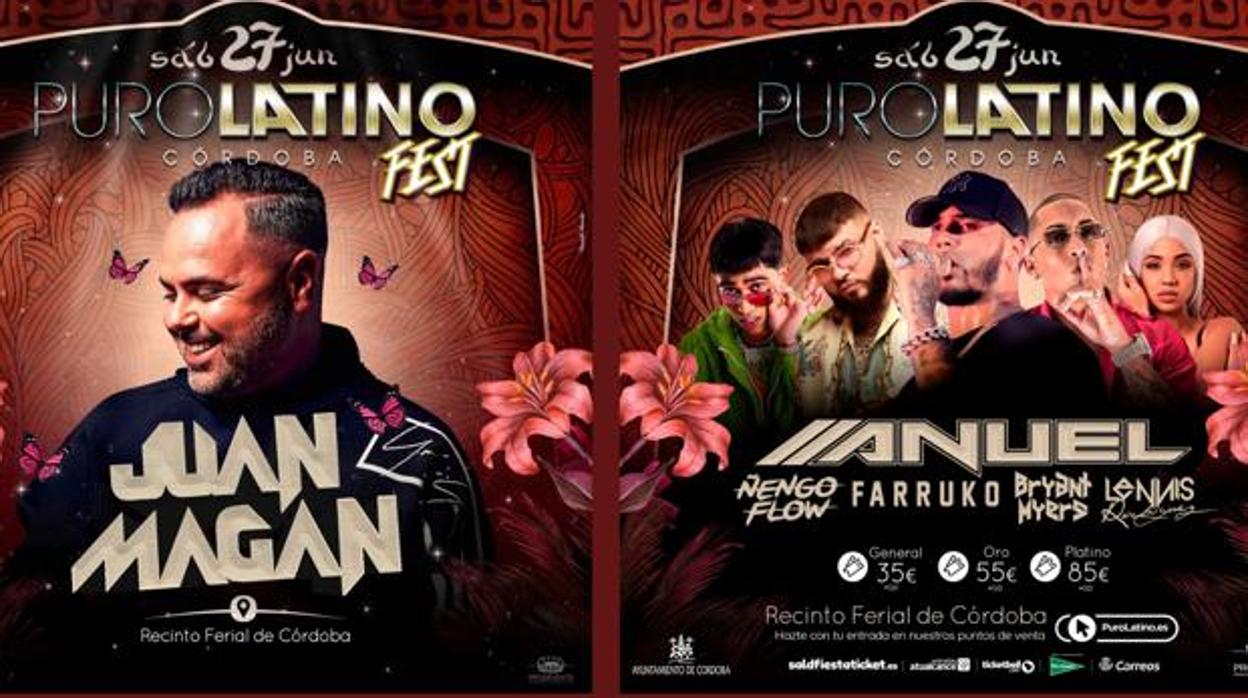 Cartel anunciador de Puro Latino