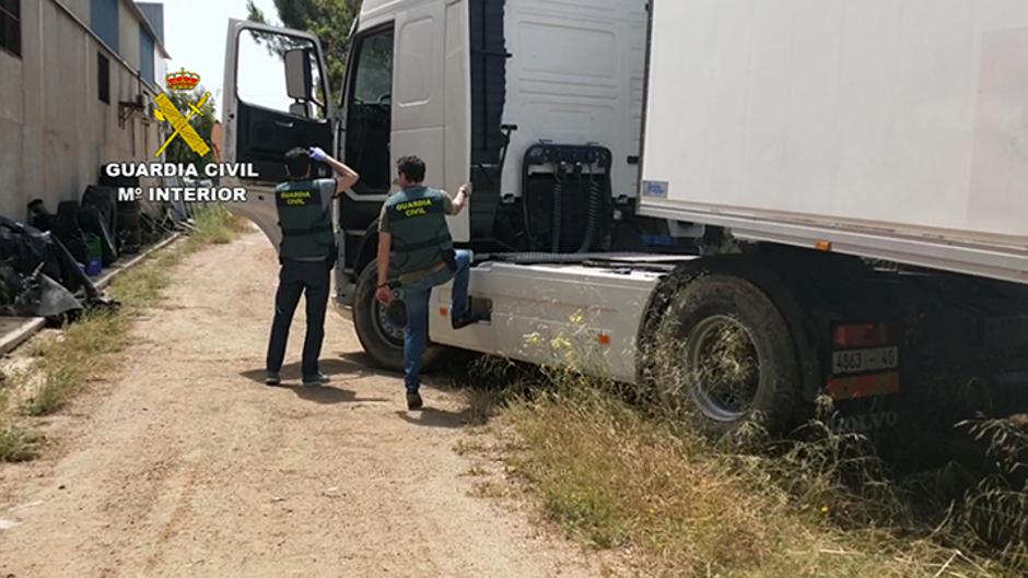 Cuatro detenidos por dar una paliza a un camionero en Córdoba para robarle una carga de electrodomésticos