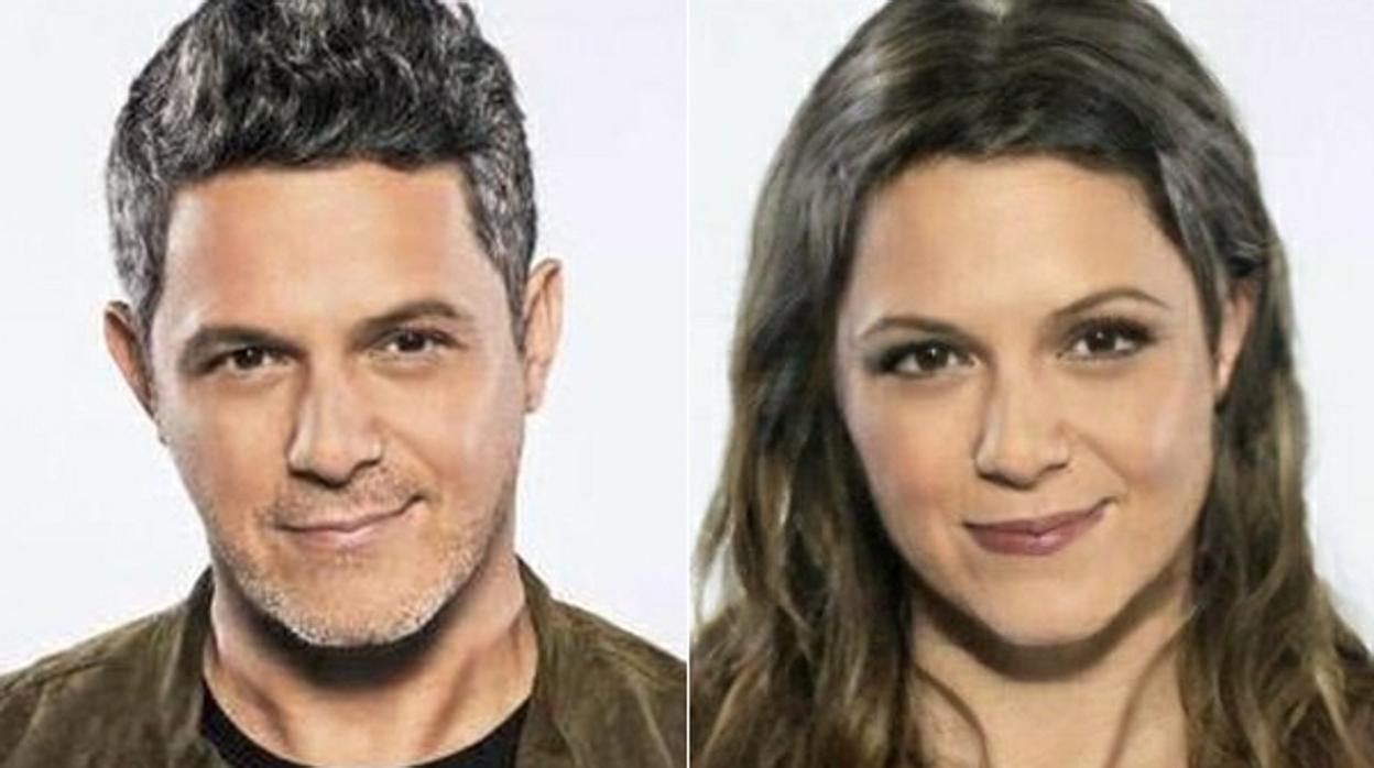 Alejandro Sanz con el filtro «cambio de sexo» de FaceApp