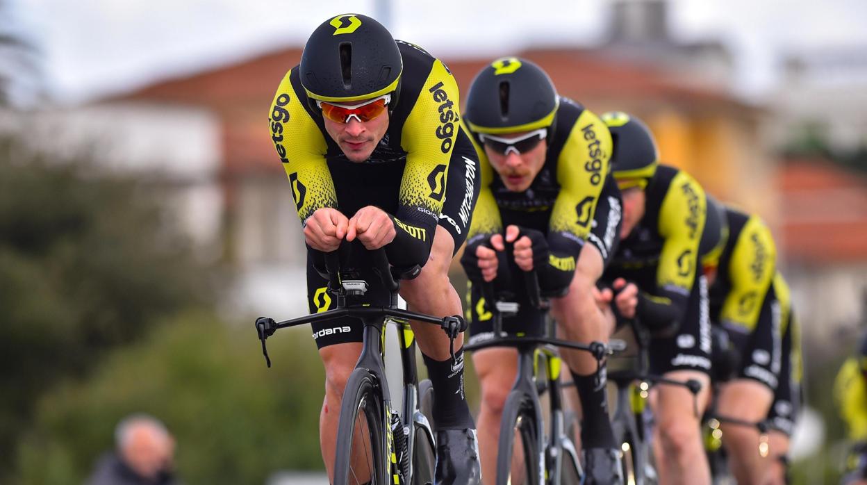 Ciclistas del Mitchelton Scott