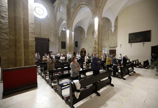 Interior de la iglesia de San Miguel en Córdoba