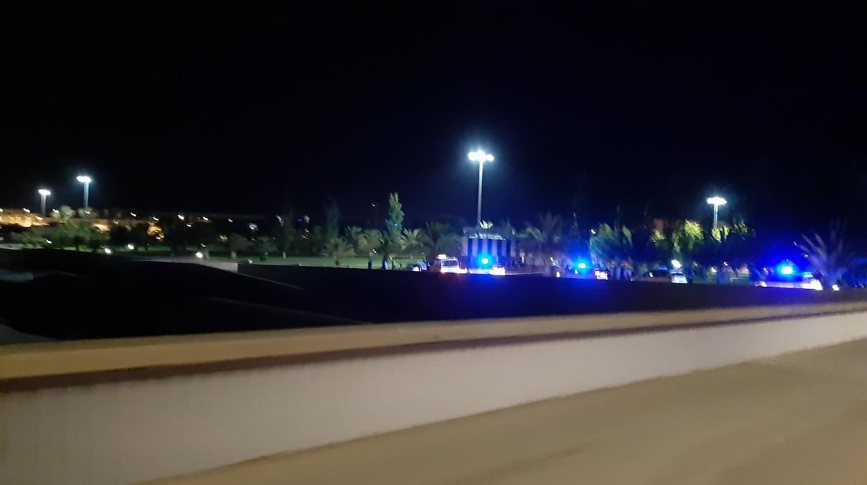 Imagen del suceso esta madrugada en El Arenal publicada por el 061 en Twitter