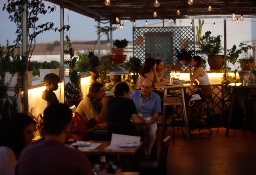 Terraza de un restaurante de Córdoba