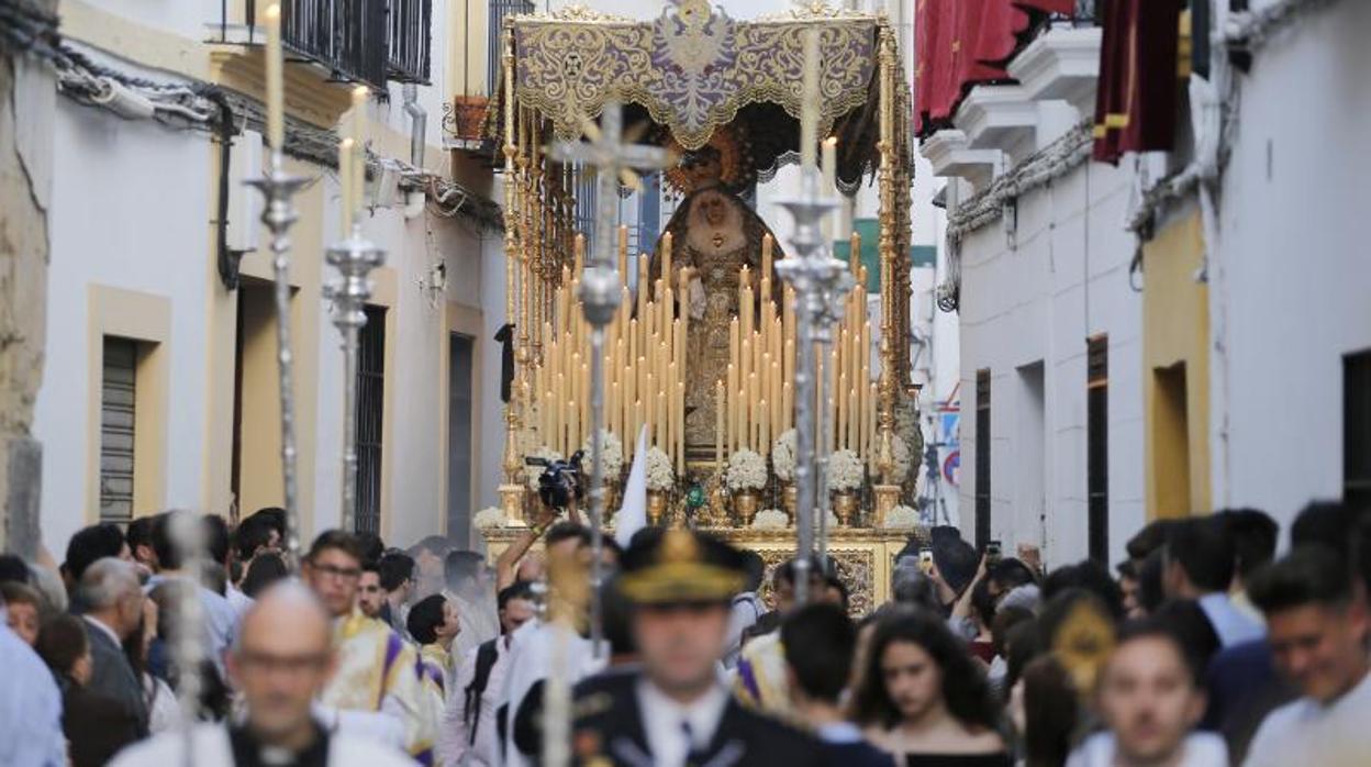 Procesión de la hermandad de la Misericordia el Miércoles Santo de 2018