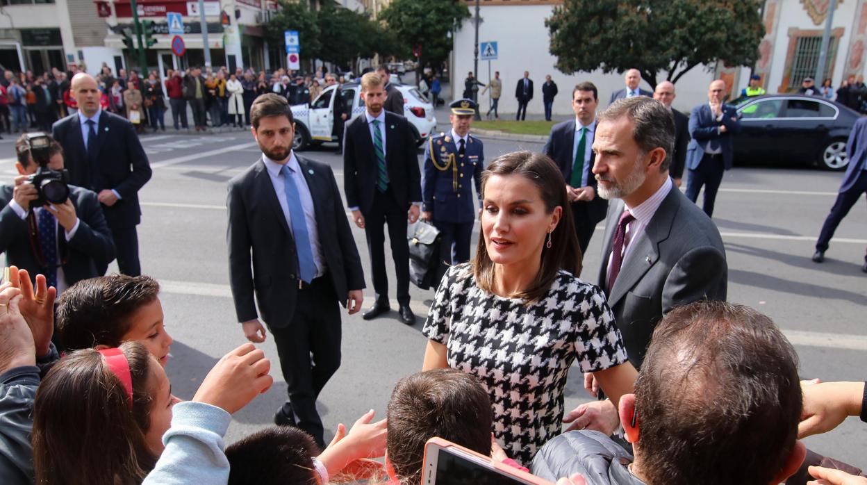 Felipe VI y Doña Letizia en su última visita a Córdoba junto a la Diputación