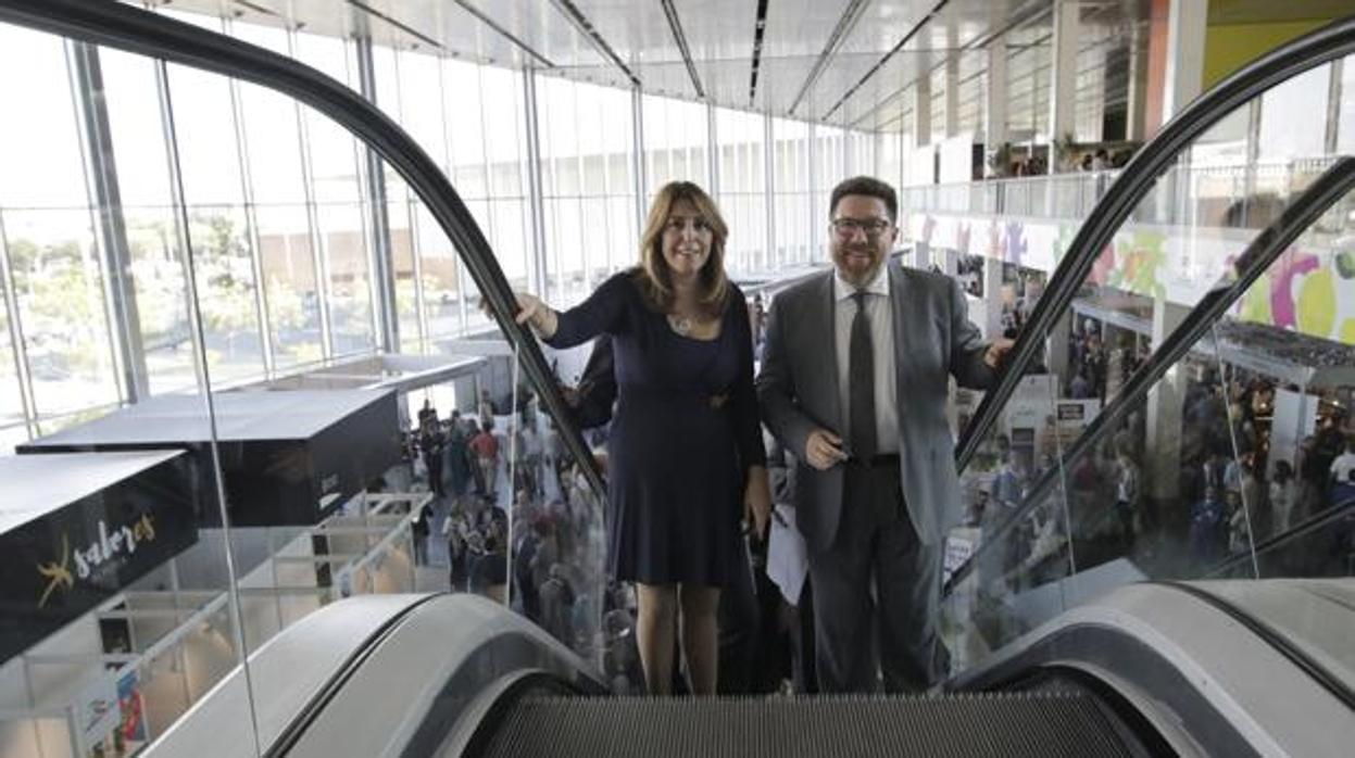 Susana Díaz con Rodrigo Sánchez Haro