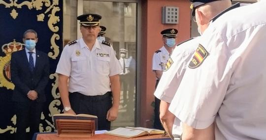 Francisco Javier López Matesanz, durante la toma de posesión de su nuevo cargo