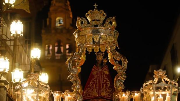 Procesión claustral para la Fuensanta y cultos internos en la Catedral de Córdoba