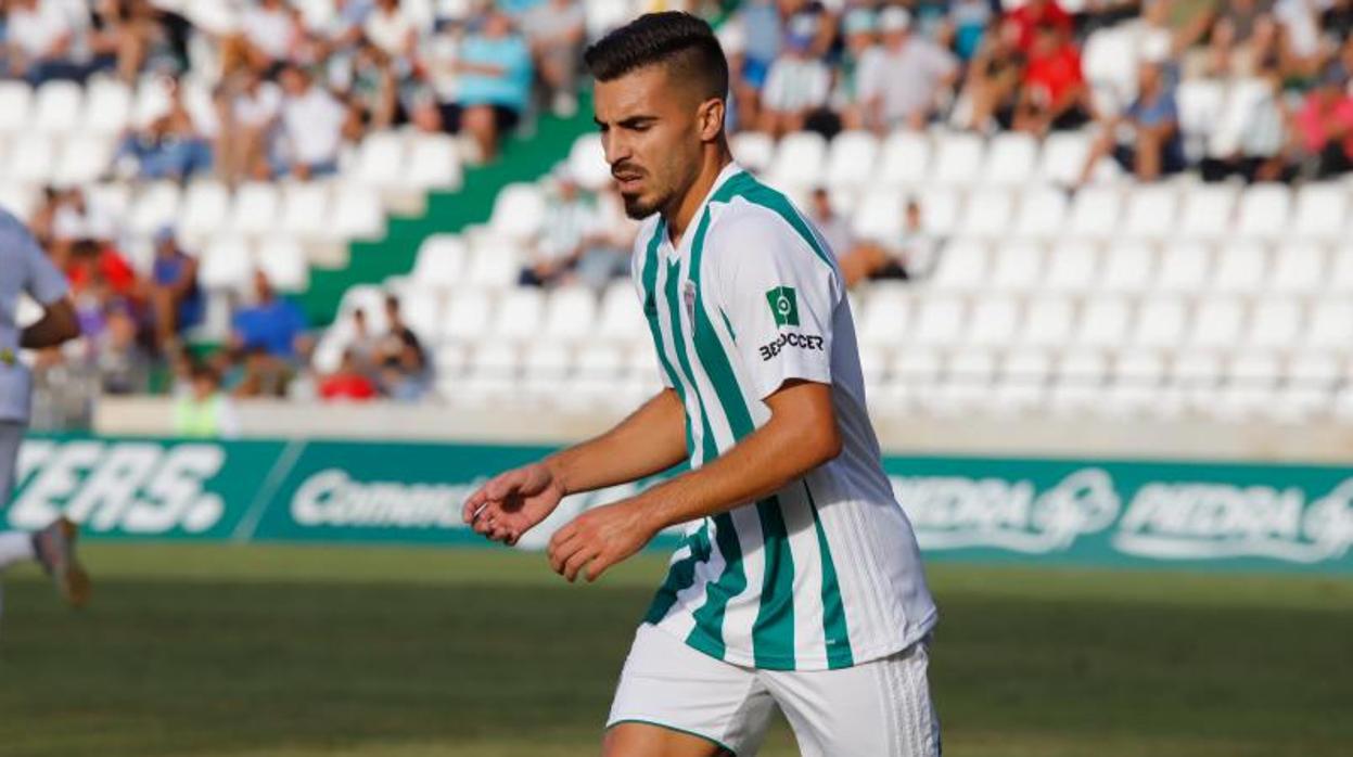 Zelu, como jugador del Córdoba CF