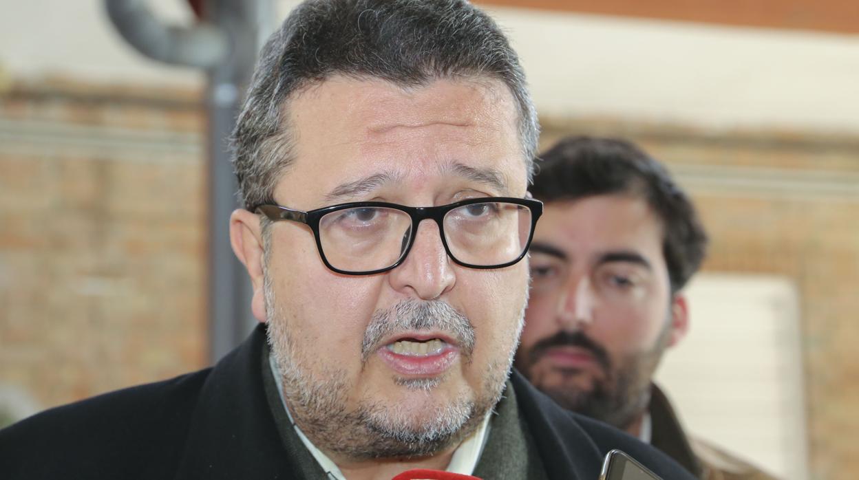 Francisco Serrano, expresidente del grupo parlamentario de Vox y actualmente diputado no adscrito