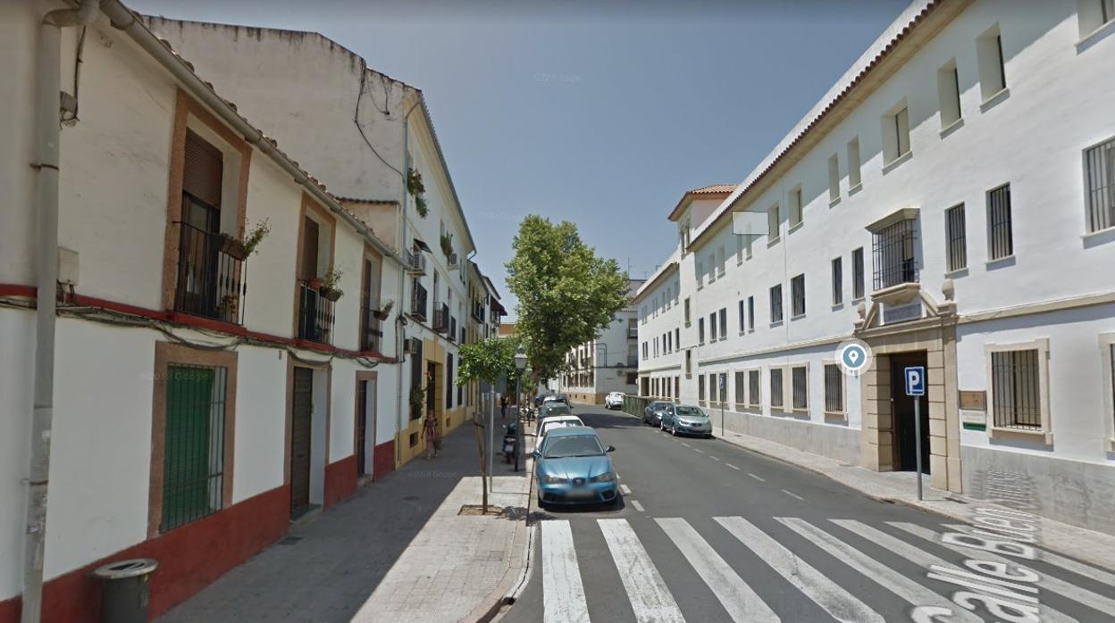 Calle Buen Suceso, donde se ha producido el incendio