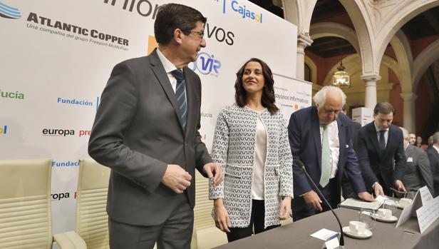 Juan Marín e Inés Arrimadas se reúnen en San Telmo con la sombra de la remodelación del Gobierno