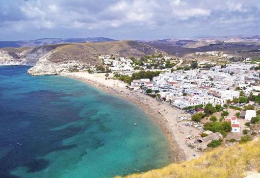 Playa de Agua Amarga, en Almería