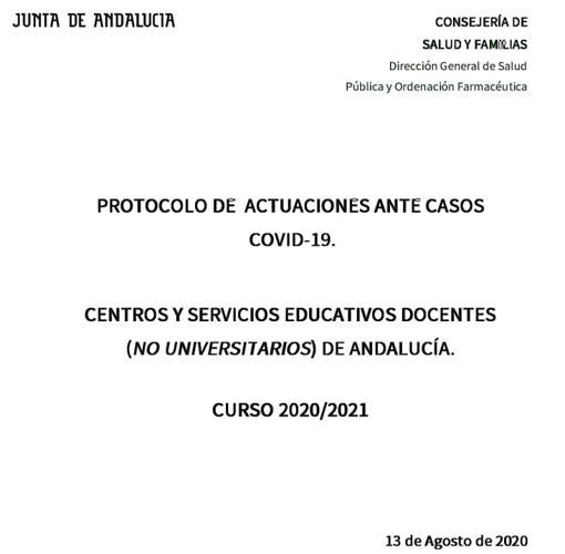 La Junta se planteará cerrar un colegio a partir de tres contagios por Covid en 14 días en al menos dos aulas