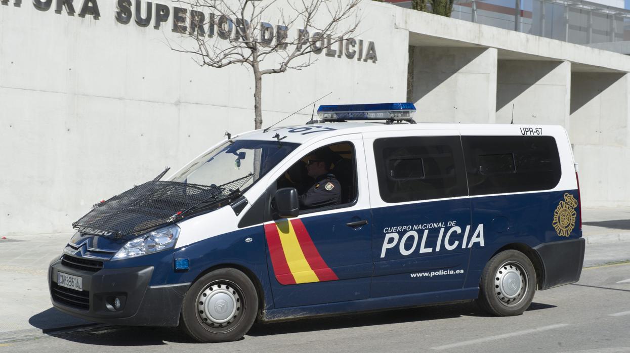 Un furgón de la Policía Nacional en una imagen de archivo