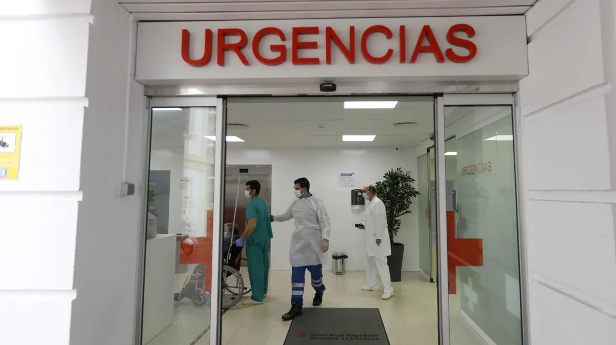 La entrada de Urgencias de un hospital de Córdoba