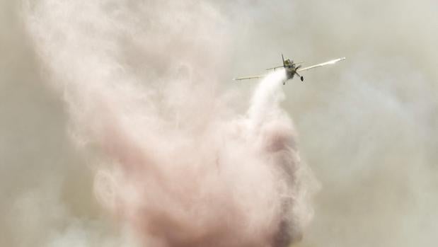 Extinguido el incendio declarado en Polopos, que hacalcinado 17 hectáreas de matorral y alcornocal