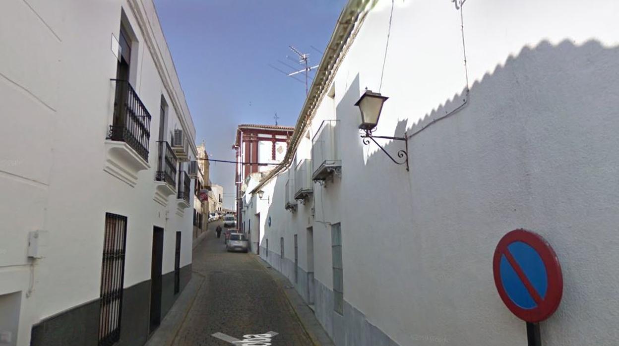 Calle Córdoba de Fuente Obejuna, donde se ubica la residencia afectada, en una imagen de Google Maps