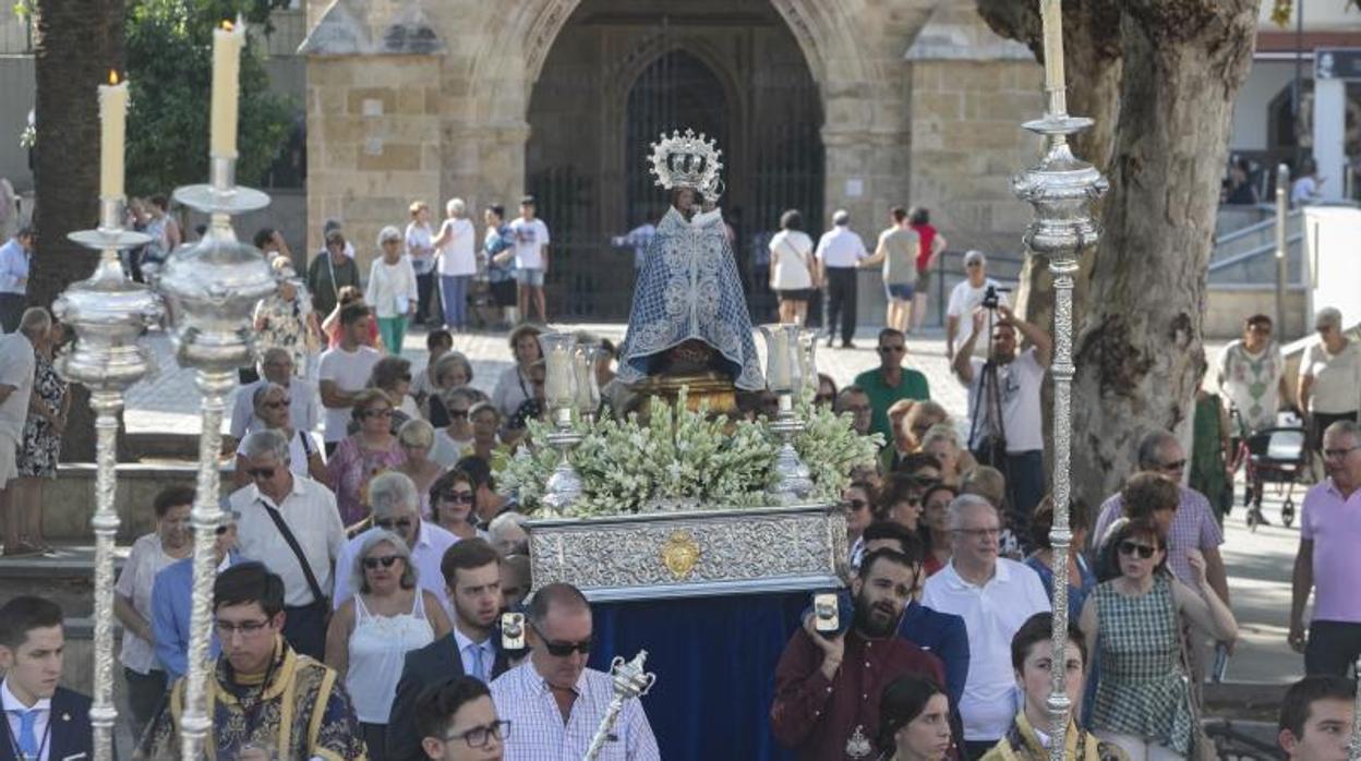 Procesión de la Virgen de la Fuensanta el pasado año