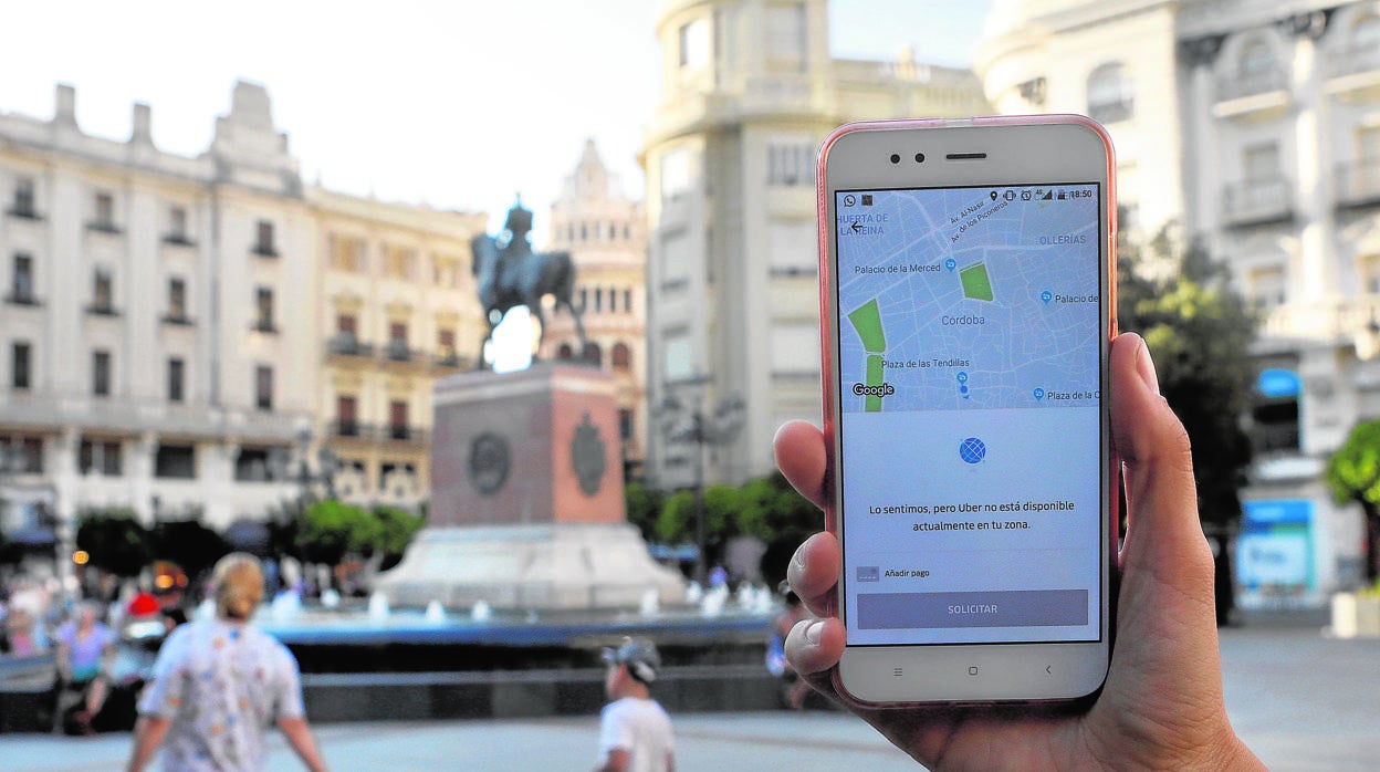 La app de Uber lleva prácticamente inoperativa desde el pasado mes de marzo