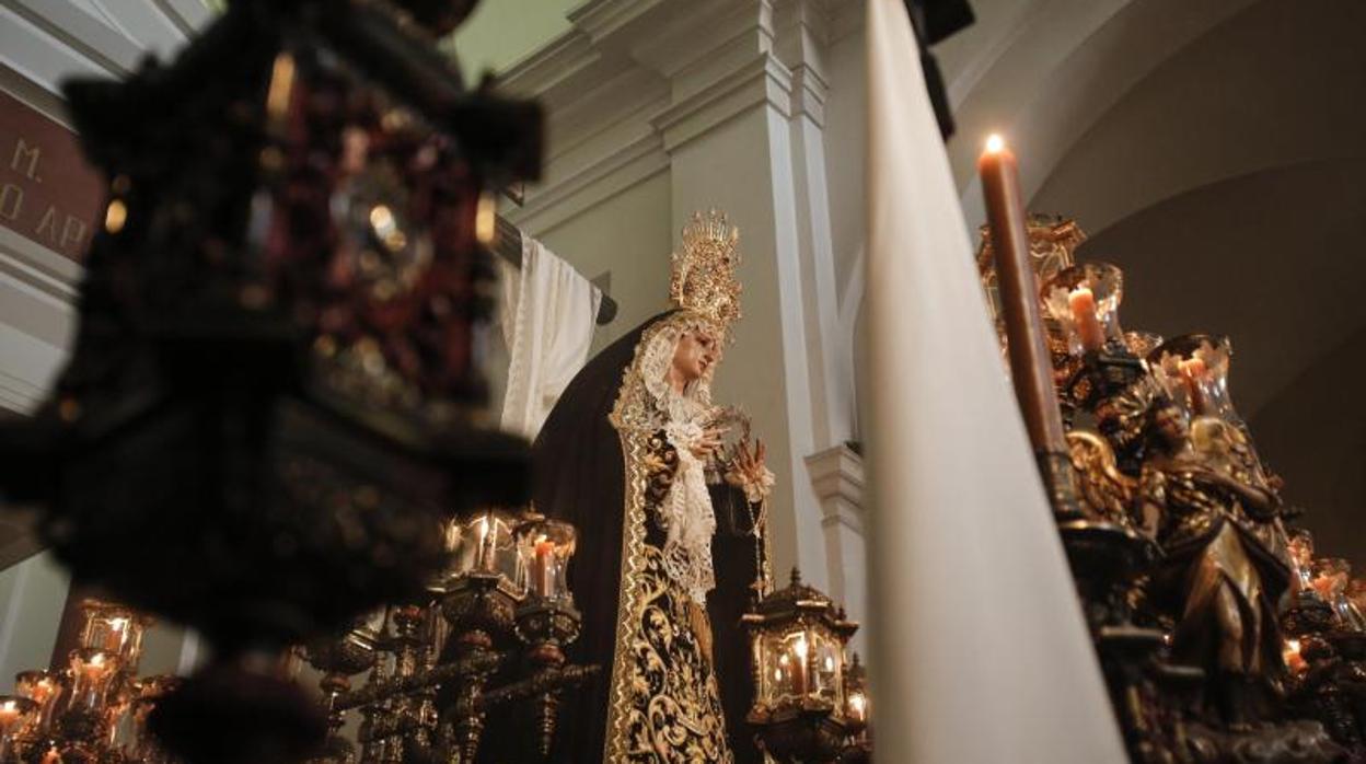 La Virgen de la Soledad en Santiago